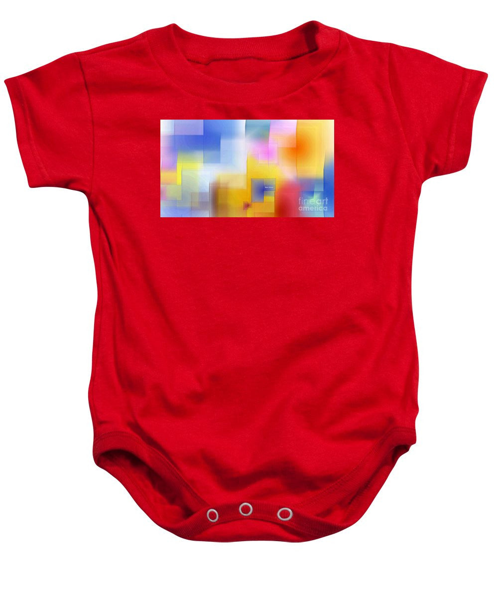 Baby Onesie - Happy Pattern