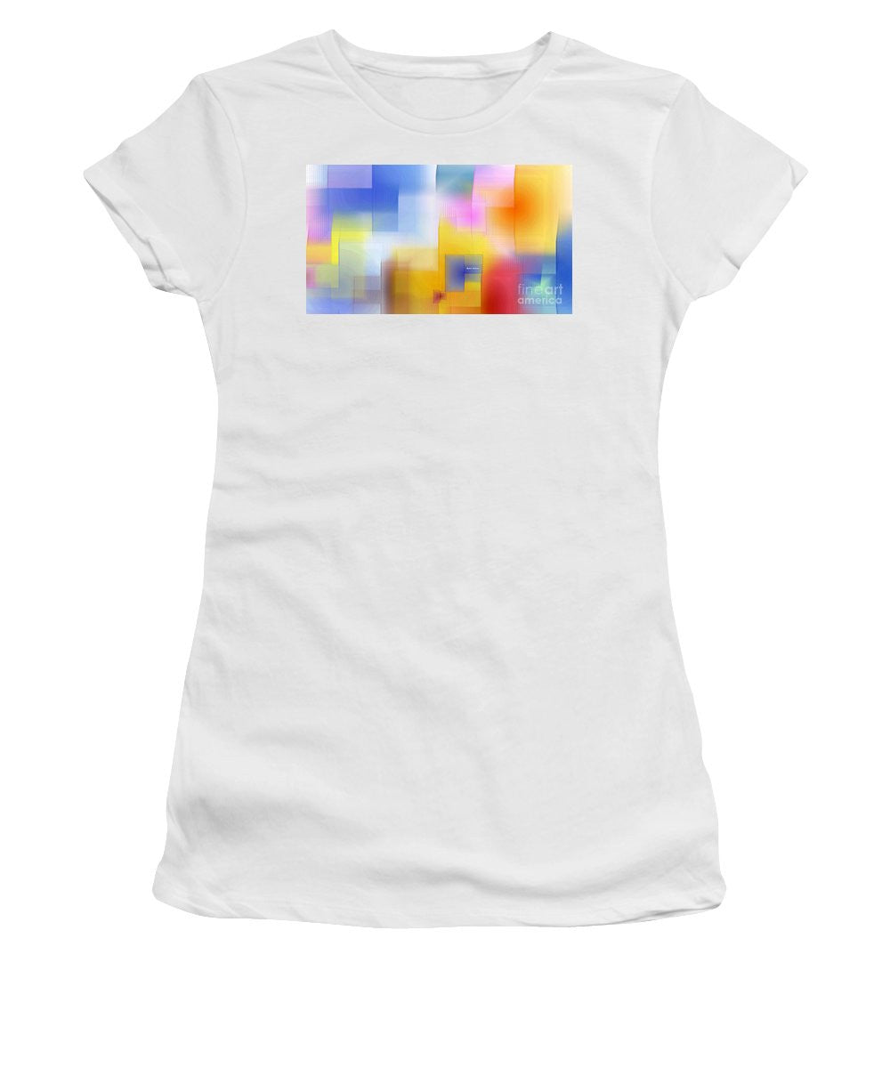 Women's T-Shirt (Junior Cut) - Happy Pattern
