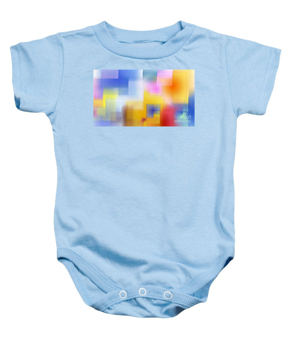 Baby Onesie - Happy Pattern