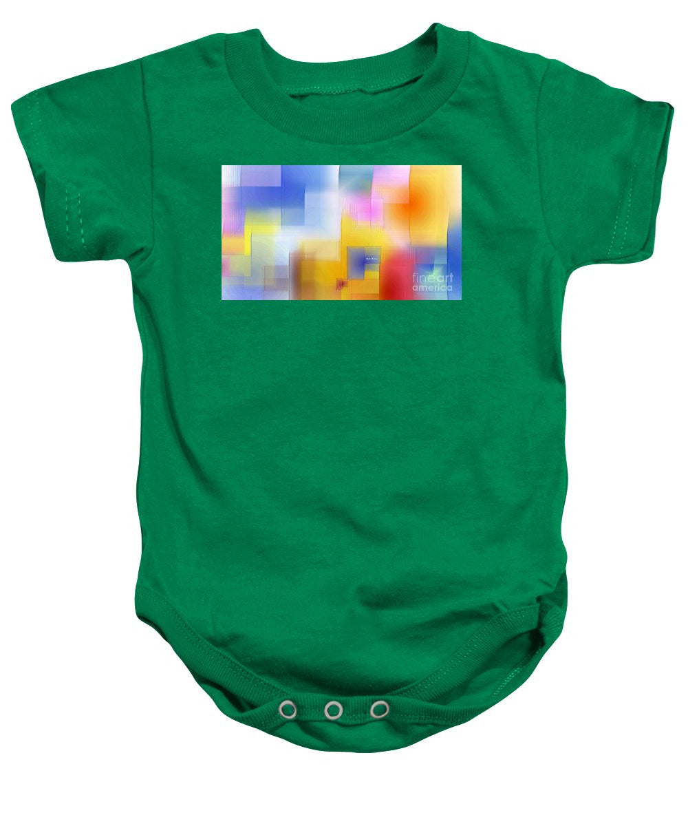 Baby Onesie - Happy Pattern