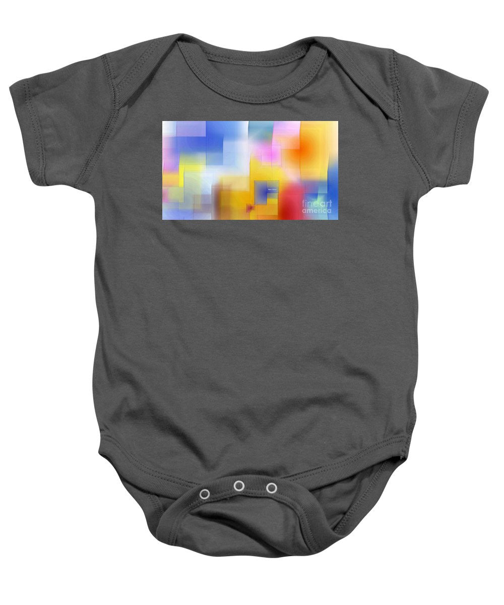 Baby Onesie - Happy Pattern