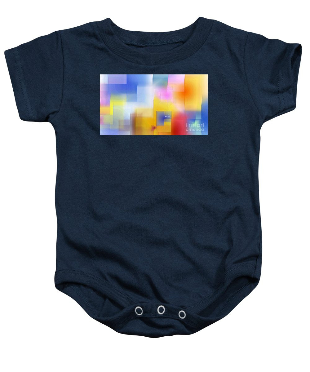 Baby Onesie - Happy Pattern