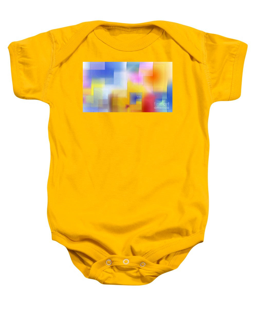 Baby Onesie - Happy Pattern