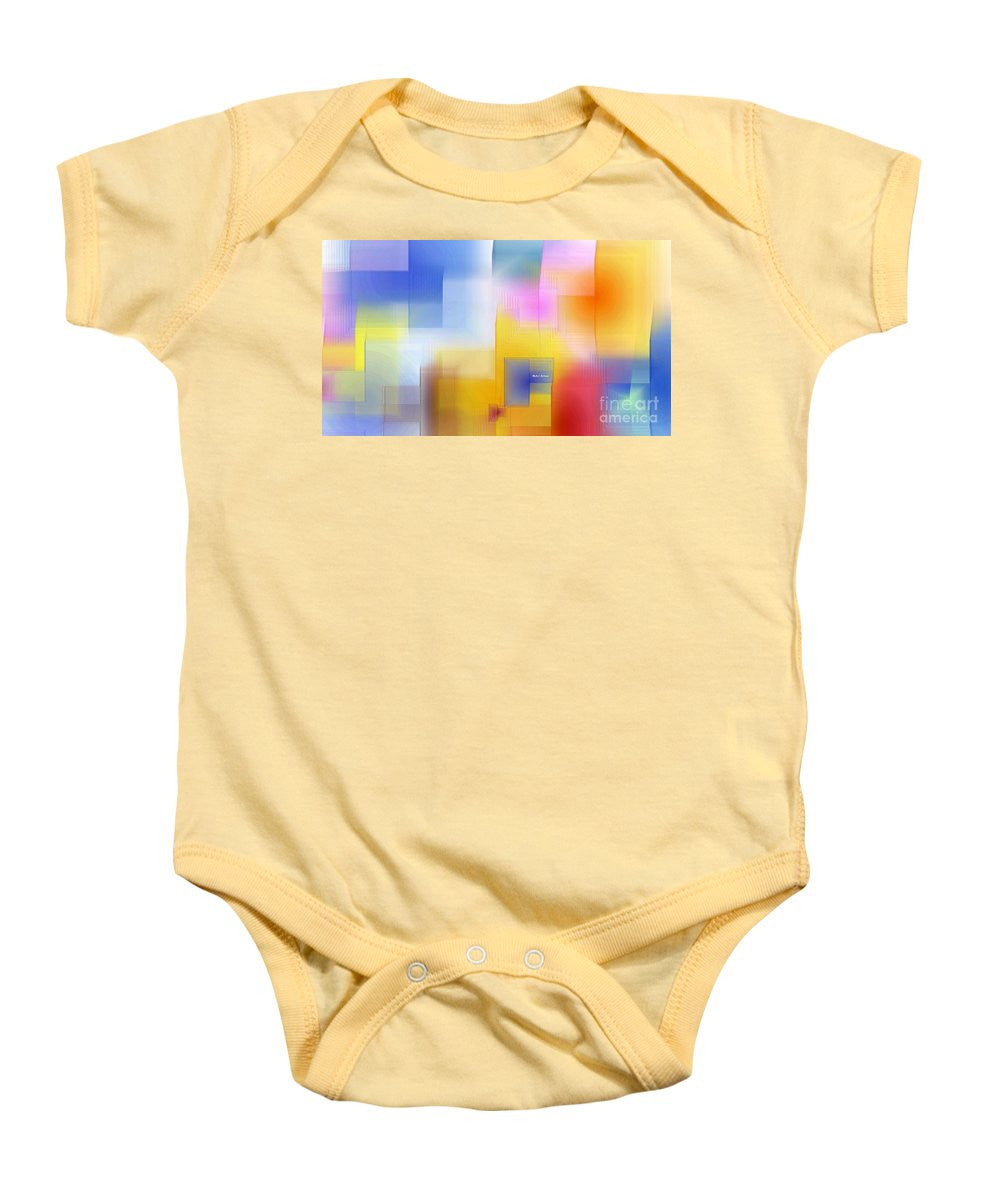 Baby Onesie - Happy Pattern