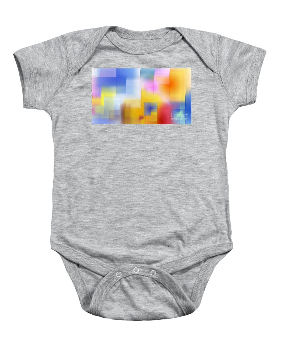 Baby Onesie - Happy Pattern