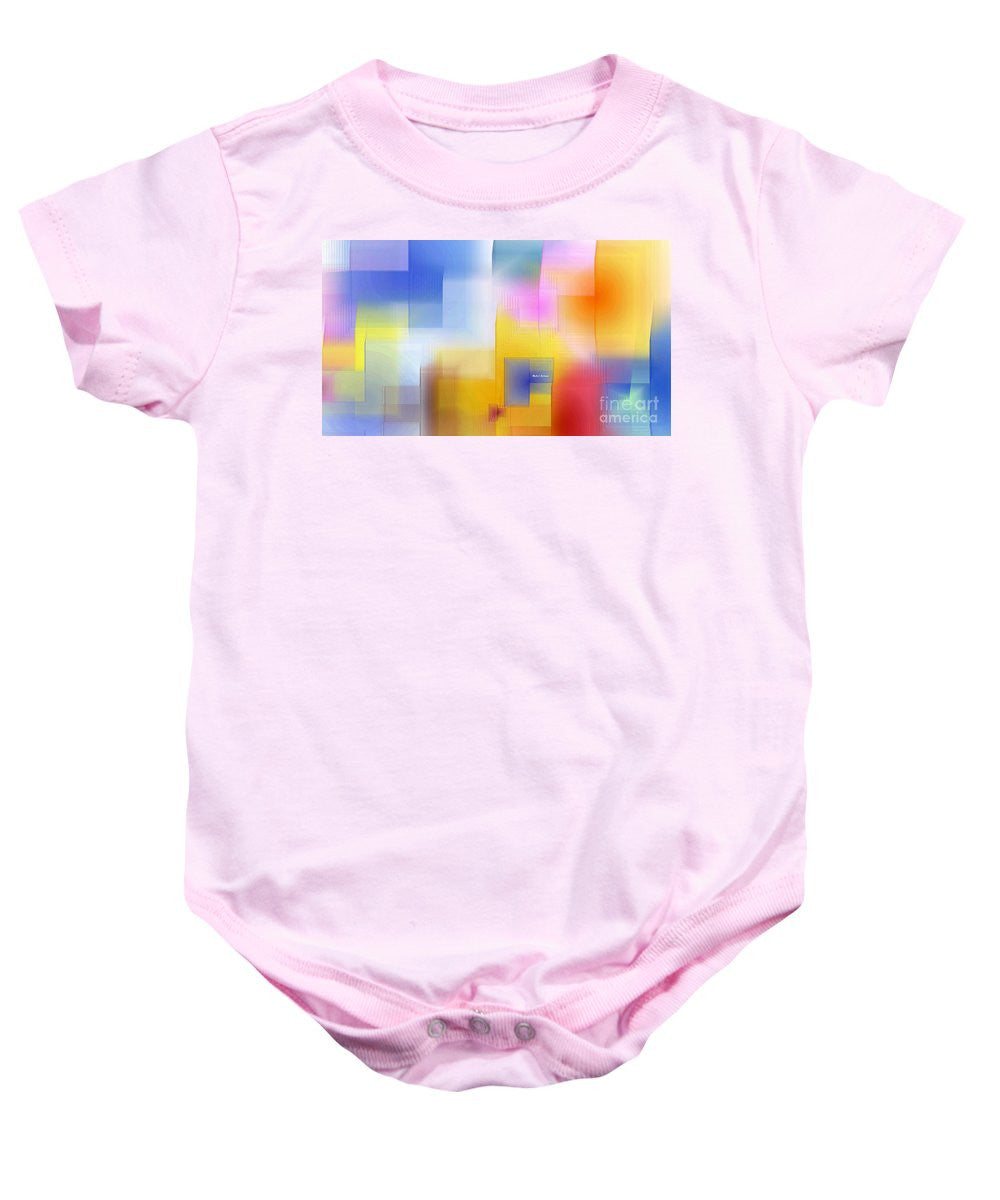 Baby Onesie - Happy Pattern