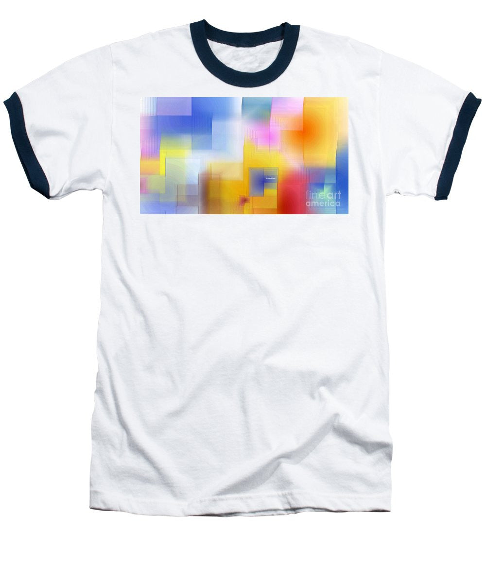 Baseball T-Shirt - Happy Pattern