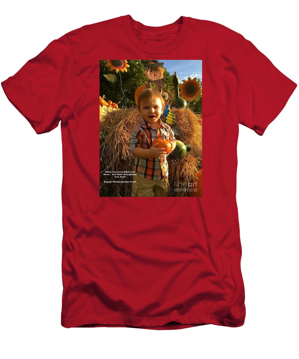 Men's T-Shirt (Slim Fit) - Happy Thanksgiving To All