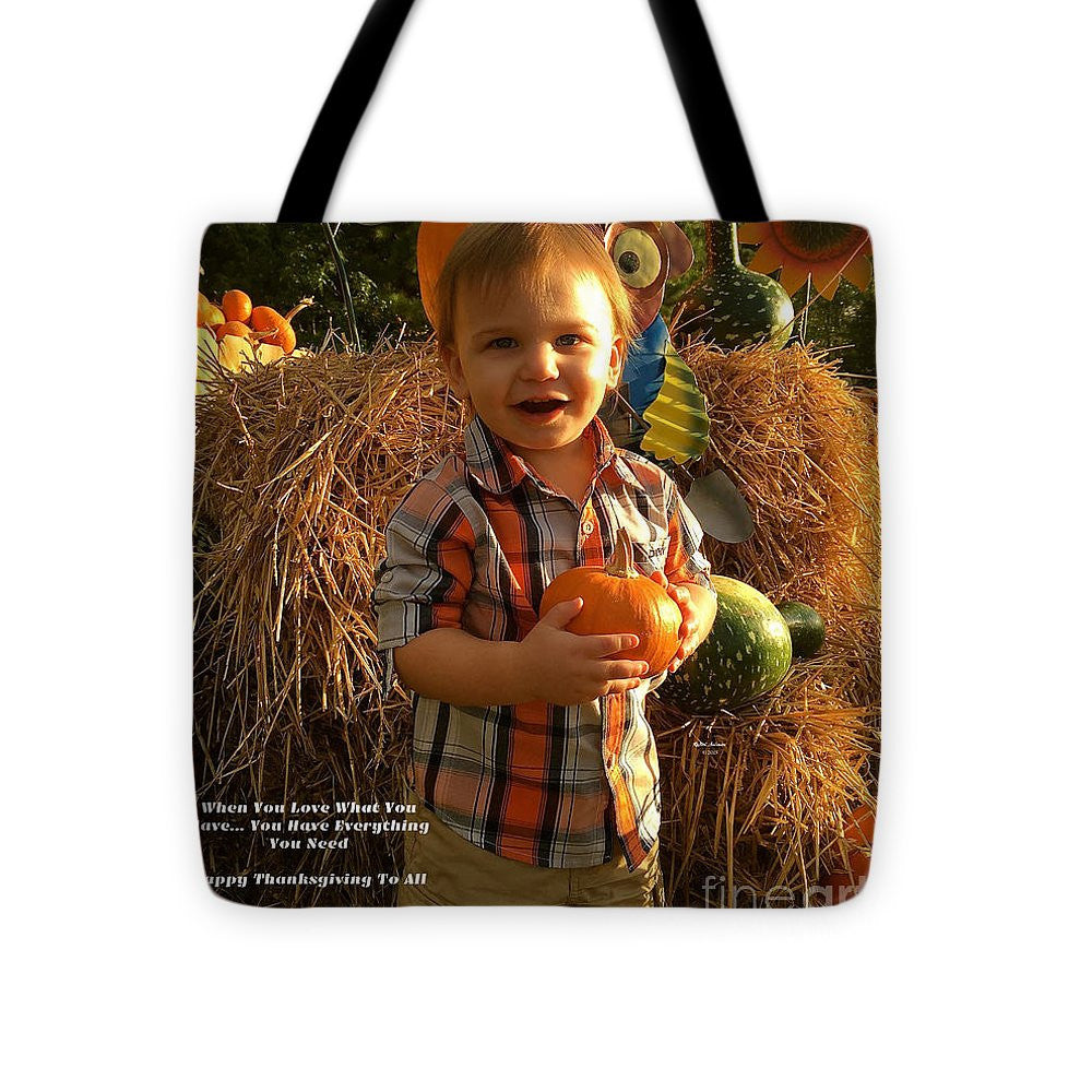Tote Bag - Happy Thanksgiving To All