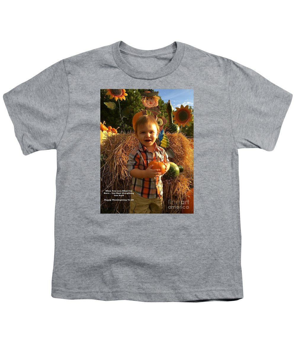 T-shirt pour jeunes – Joyeux Thanksgiving à tous