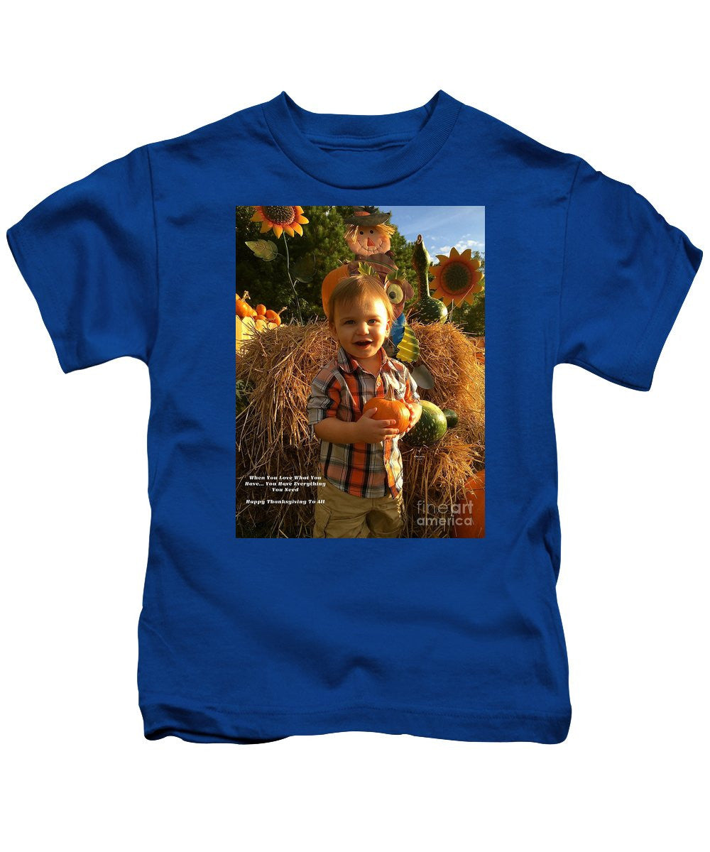 Kids T-Shirt - Happy Thanksgiving To All