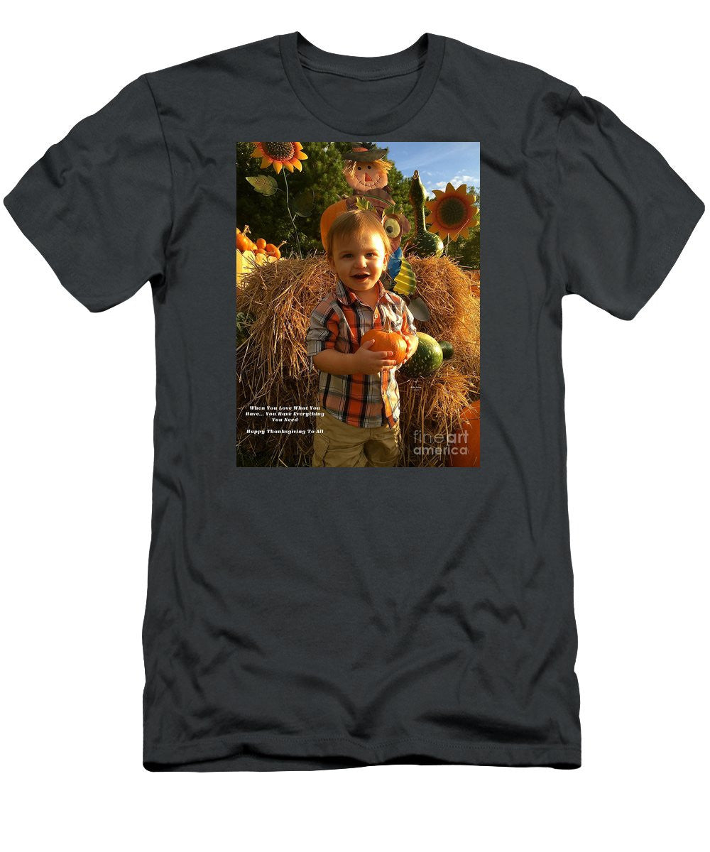 Men's T-Shirt (Slim Fit) - Happy Thanksgiving To All