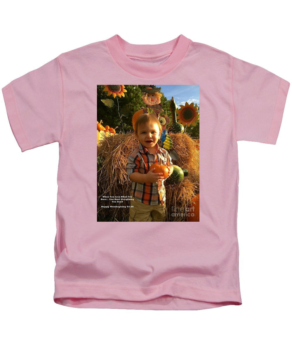 Kids T-Shirt - Happy Thanksgiving To All