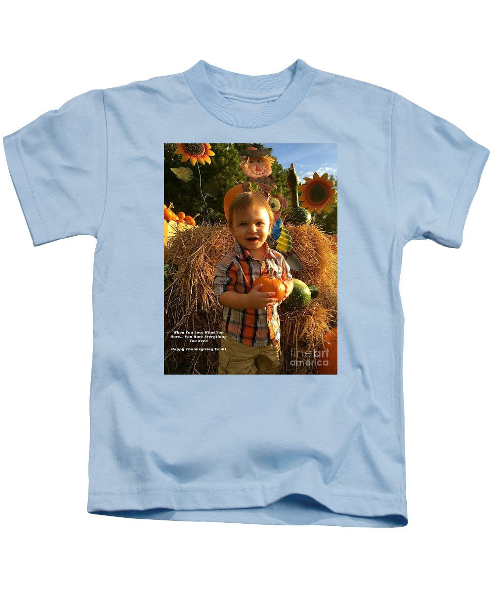 Kids T-Shirt - Happy Thanksgiving To All