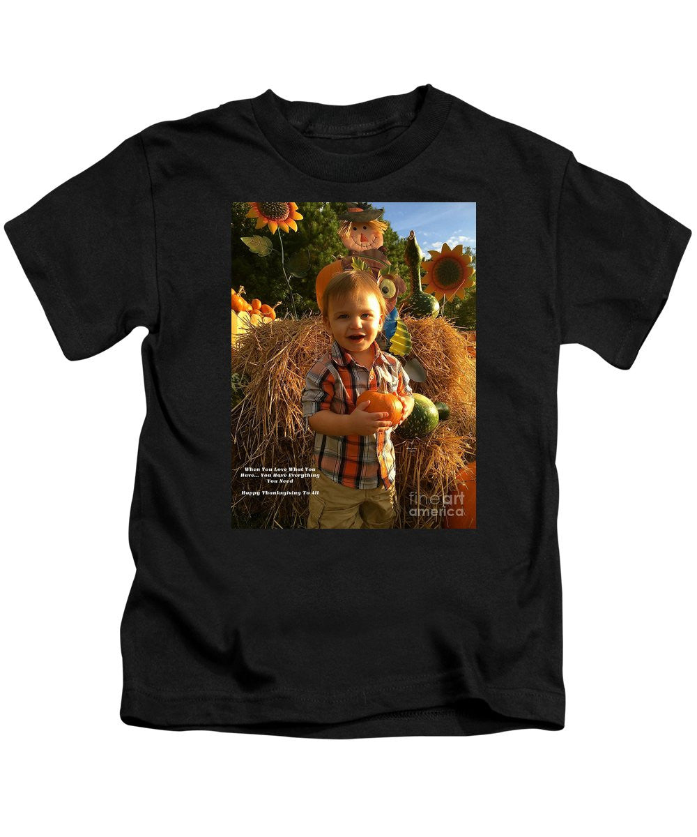 Kids T-Shirt - Happy Thanksgiving To All