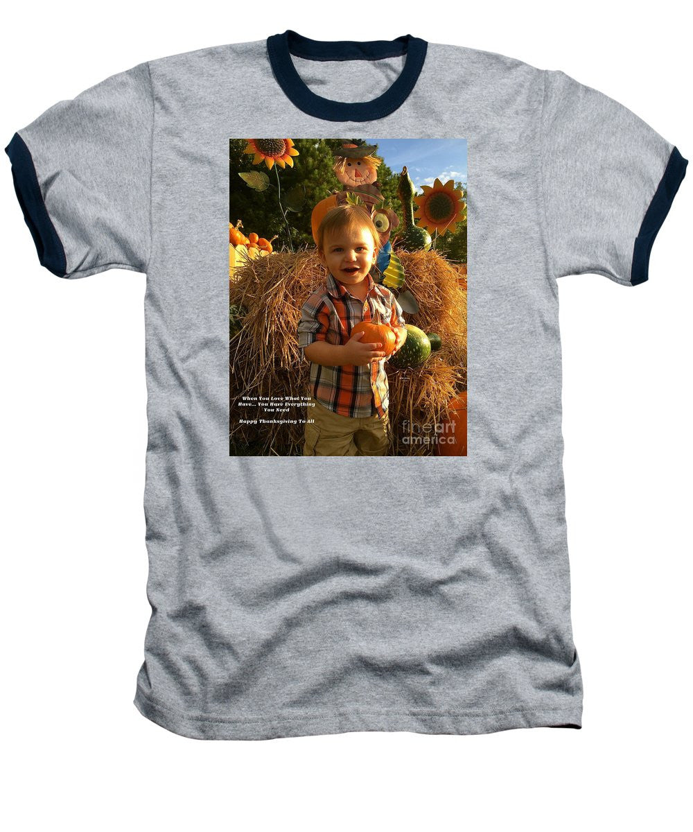 Baseball T-Shirt - Happy Thanksgiving To All