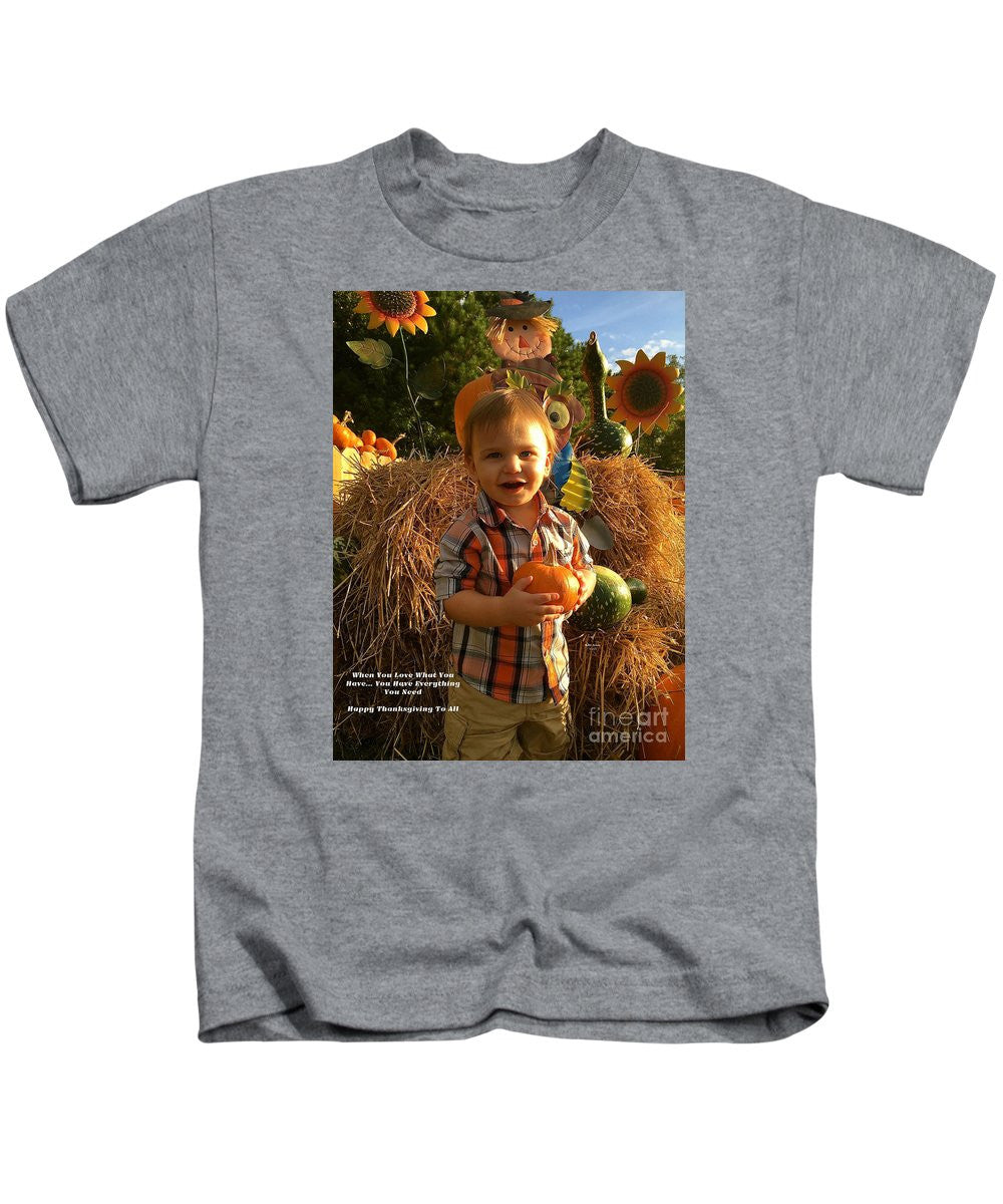 Kids T-Shirt - Happy Thanksgiving To All