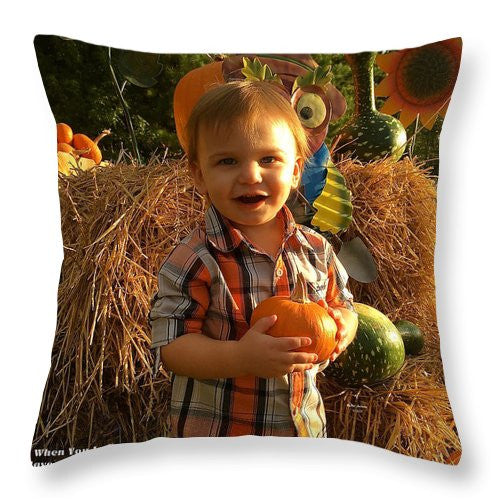 Throw Pillow - Happy Thanksgiving To All