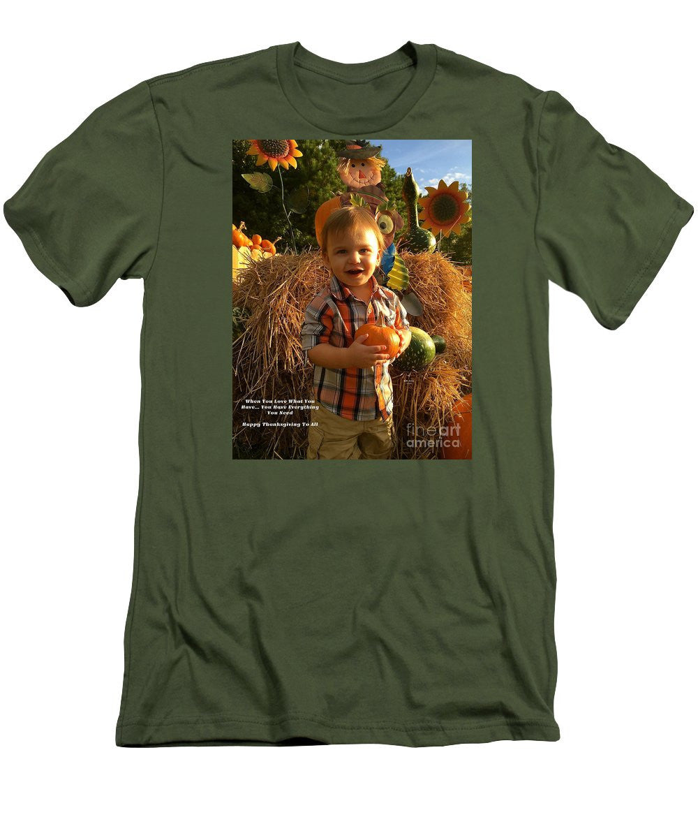 Men's T-Shirt (Slim Fit) - Happy Thanksgiving To All