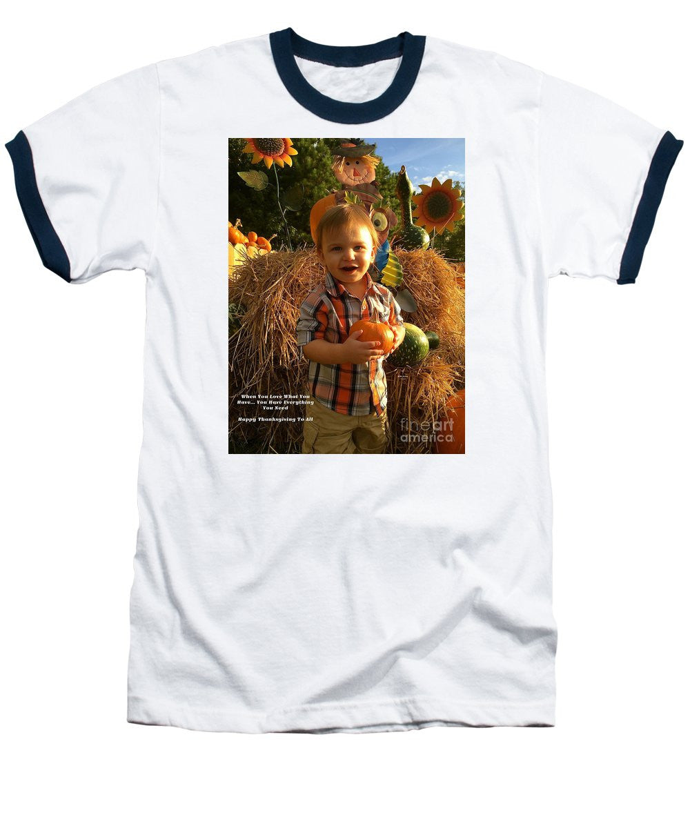 Baseball T-Shirt - Happy Thanksgiving To All