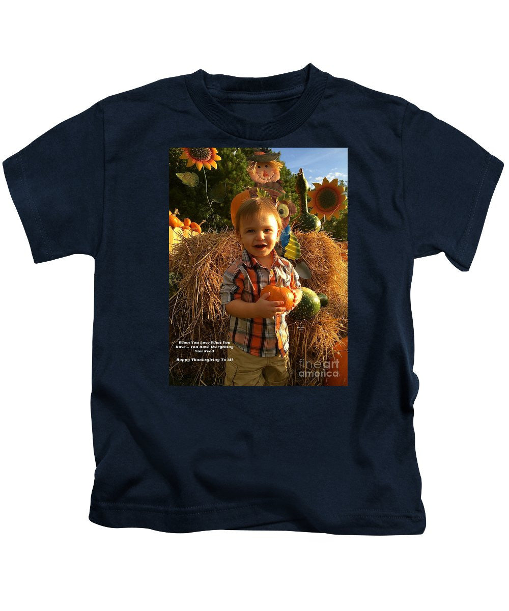 Kids T-Shirt - Happy Thanksgiving To All