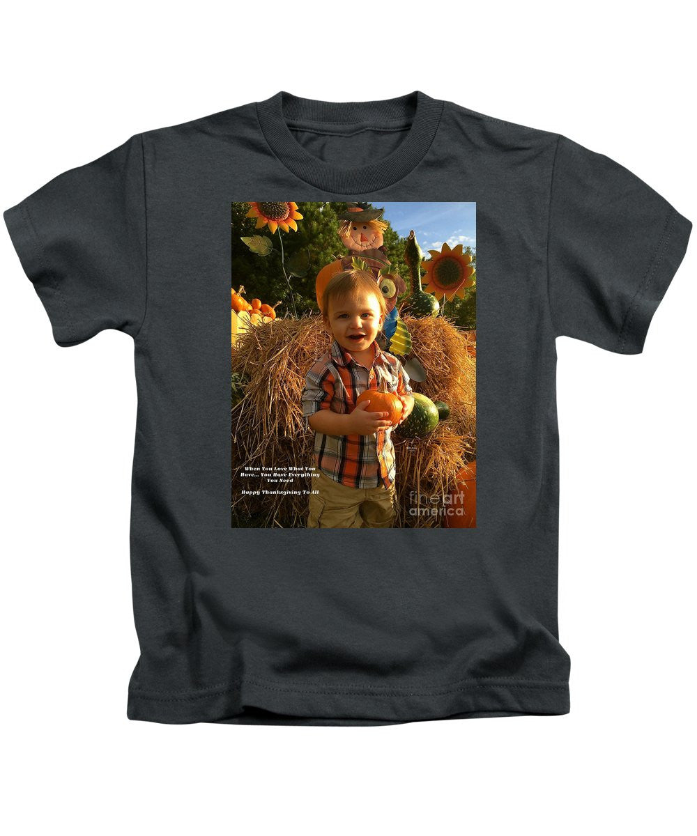 Kids T-Shirt - Happy Thanksgiving To All