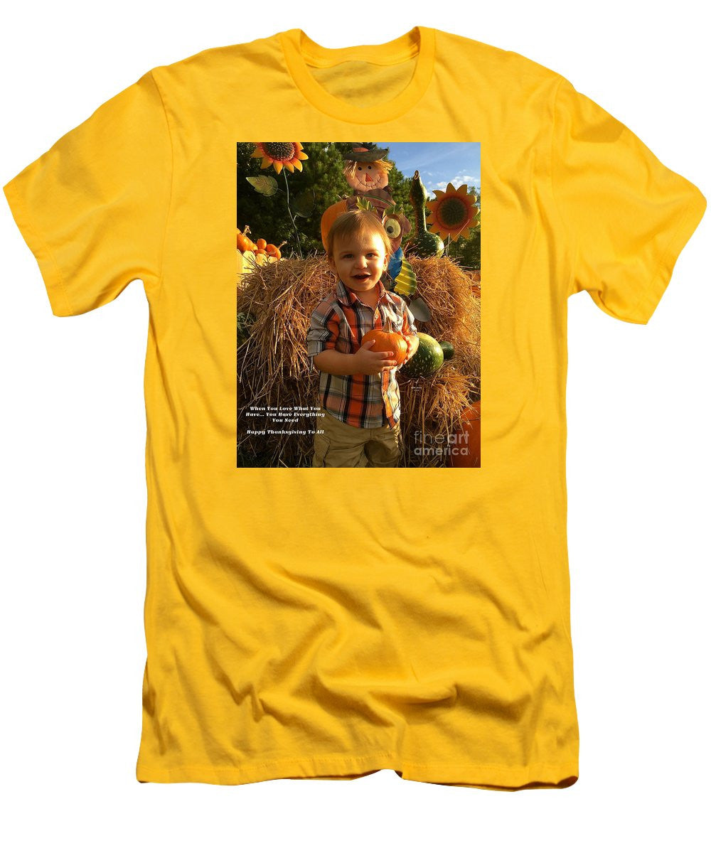 Men's T-Shirt (Slim Fit) - Happy Thanksgiving To All