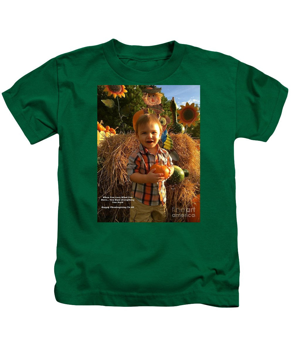 Kids T-Shirt - Happy Thanksgiving To All