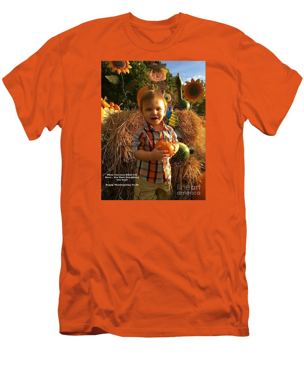 Men's T-Shirt (Slim Fit) - Happy Thanksgiving To All