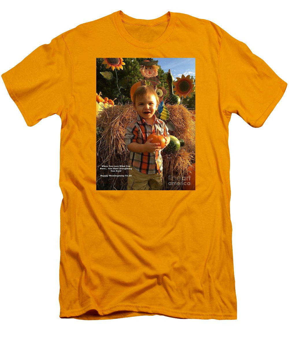 Men's T-Shirt (Slim Fit) - Happy Thanksgiving To All