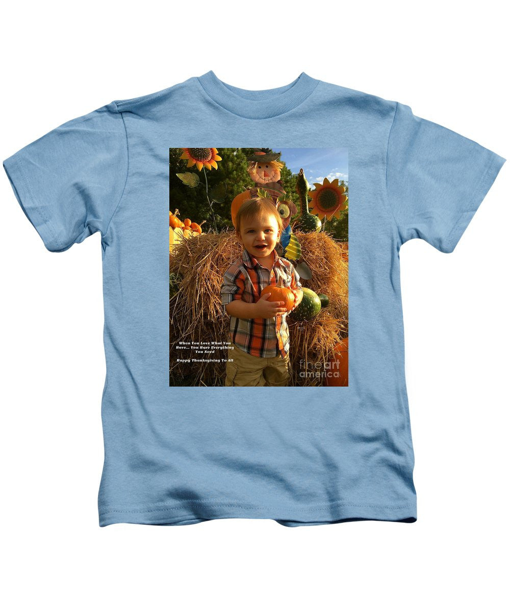 Kids T-Shirt - Happy Thanksgiving To All