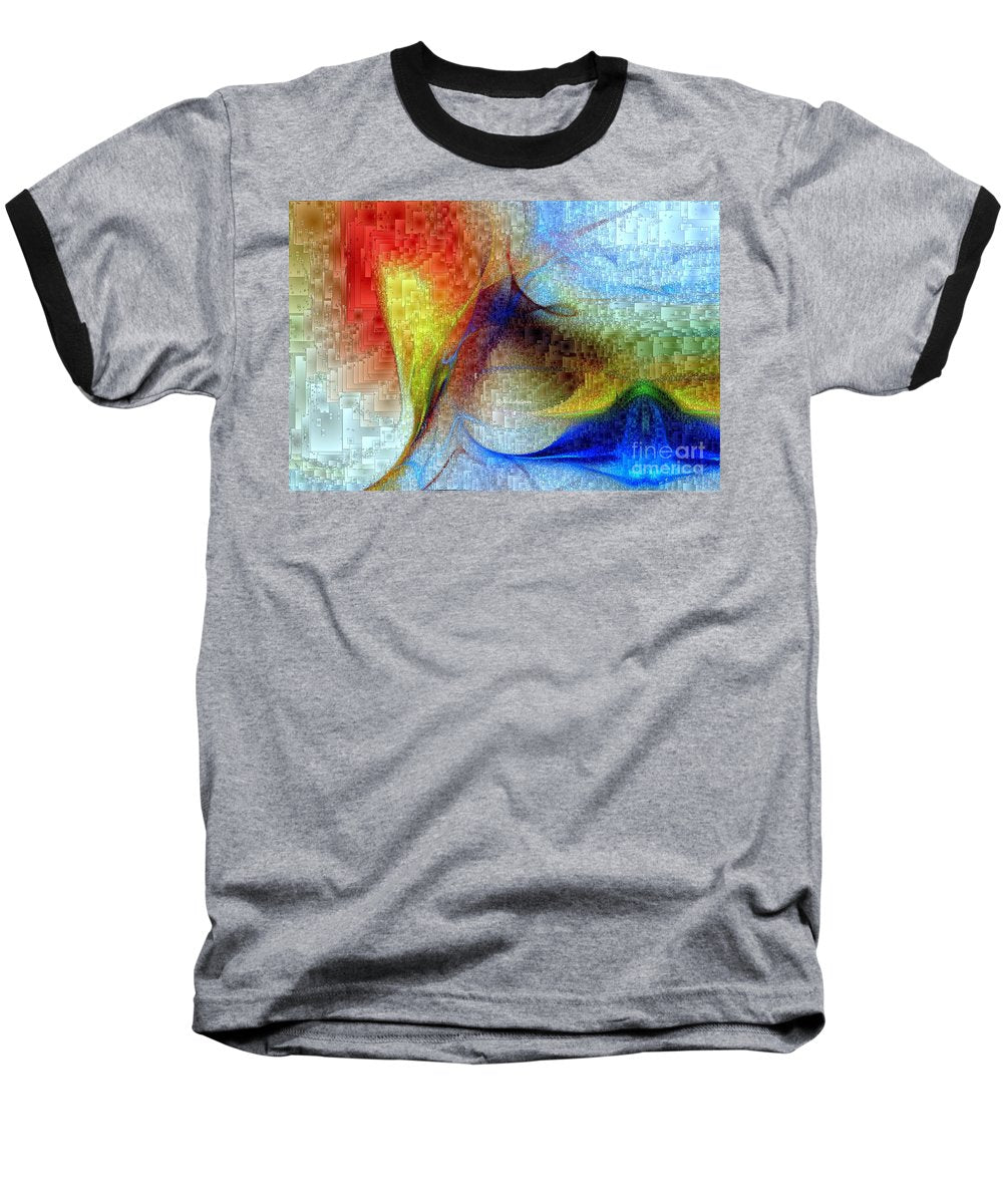 Hawaii - Island Of Fire - Baseball T-Shirt