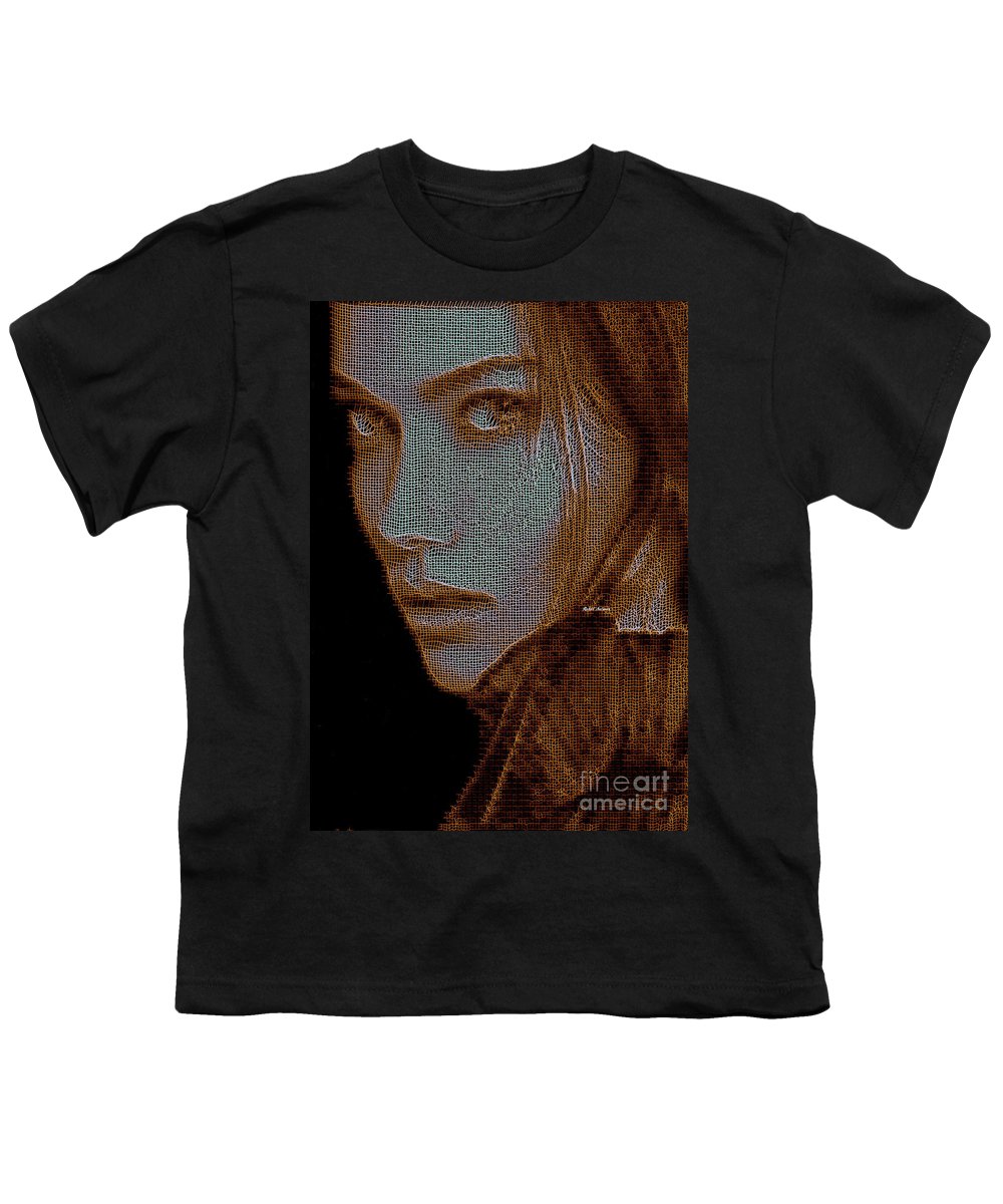 Hidden Face In Sepia - Youth T-Shirt