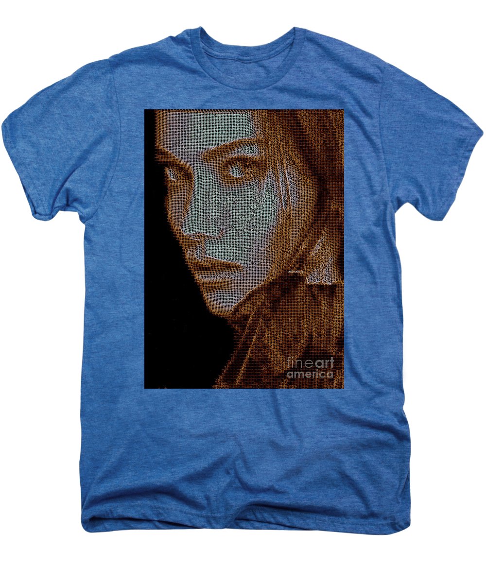 Hidden Face In Sepia - Men's Premium T-Shirt