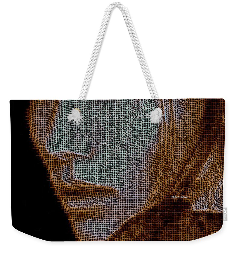 Hidden Face In Sepia - Weekender Tote Bag