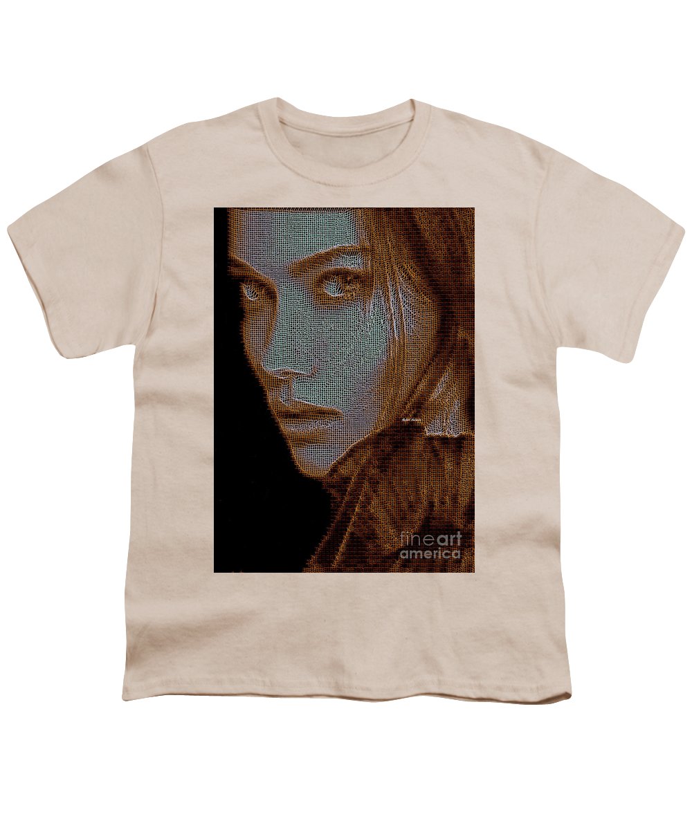 Hidden Face In Sepia - Youth T-Shirt