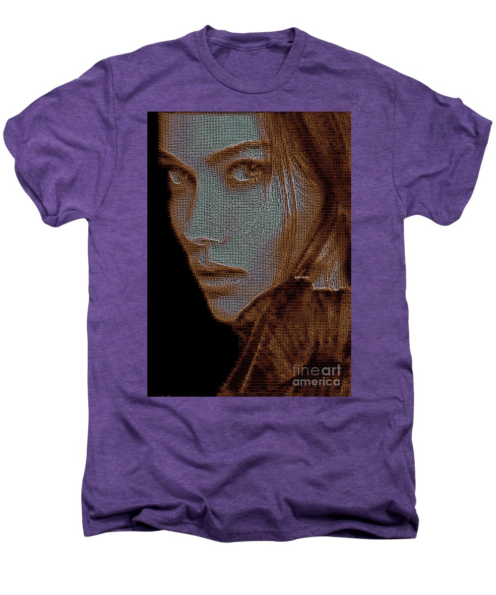 Hidden Face In Sepia - Men's Premium T-Shirt