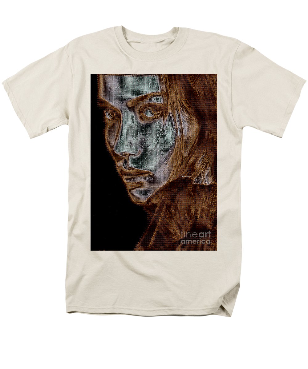 Hidden Face In Sepia - Men's T-Shirt  (Regular Fit)