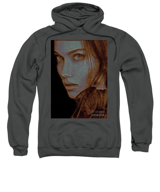 Hidden Face In Sepia - Sweatshirt