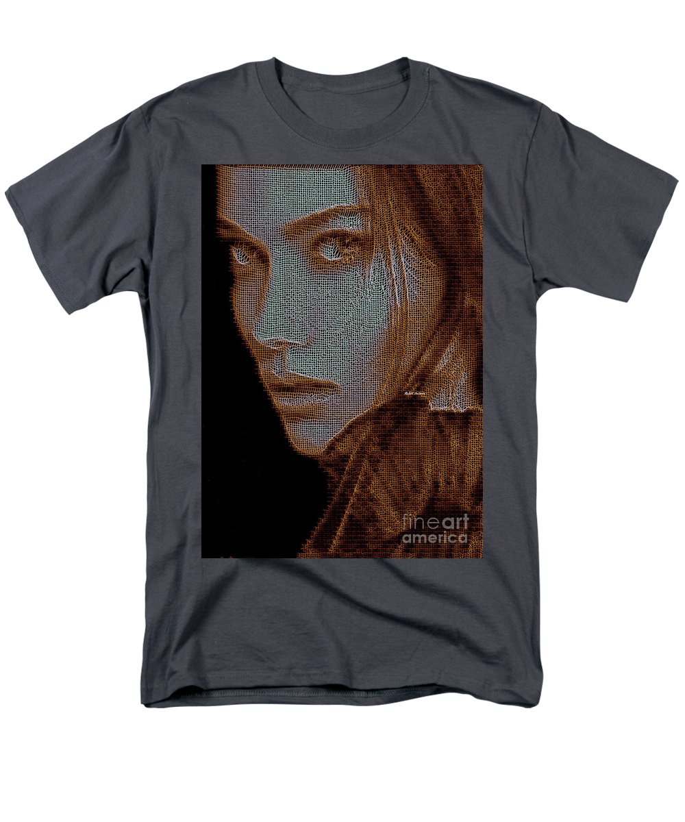 Hidden Face In Sepia - Men's T-Shirt  (Regular Fit)