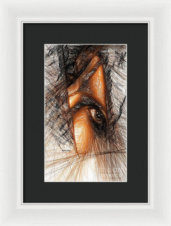 Framed Print - Hide And Peek