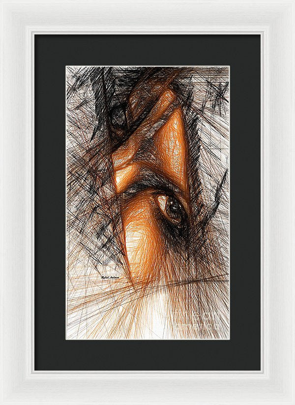 Framed Print - Hide And Peek