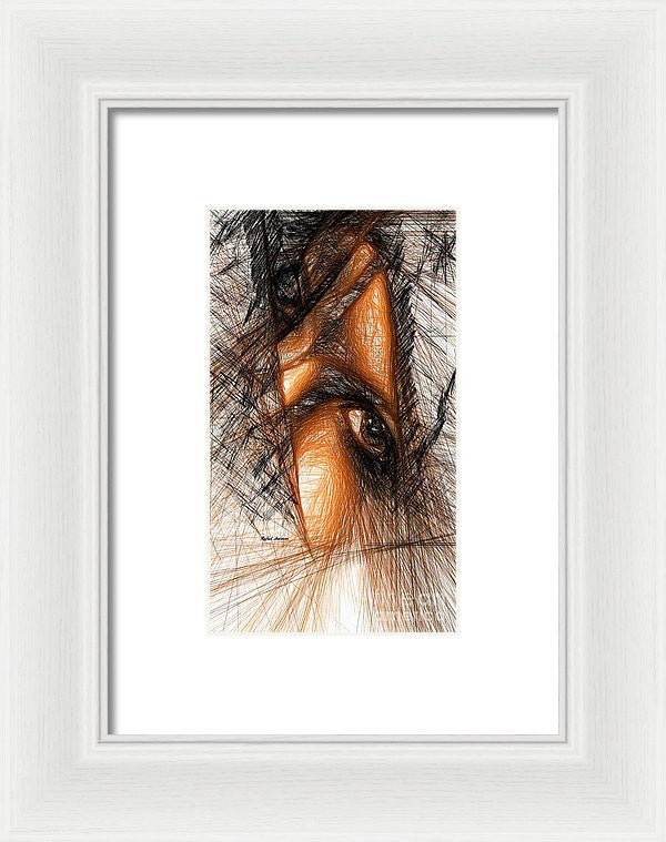 Framed Print - Hide And Peek