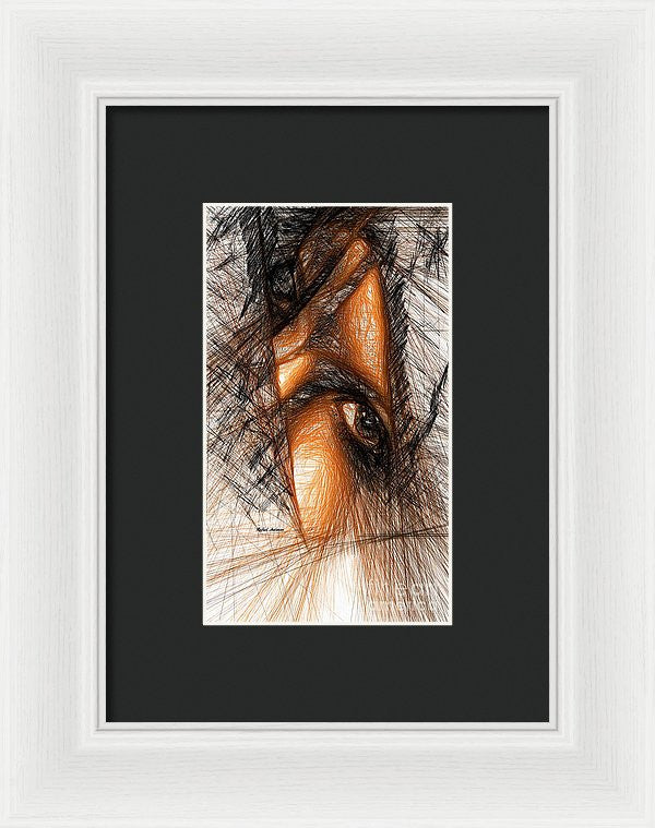 Framed Print - Hide And Peek