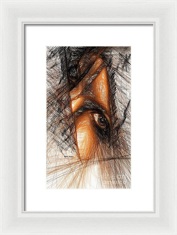 Framed Print - Hide And Peek