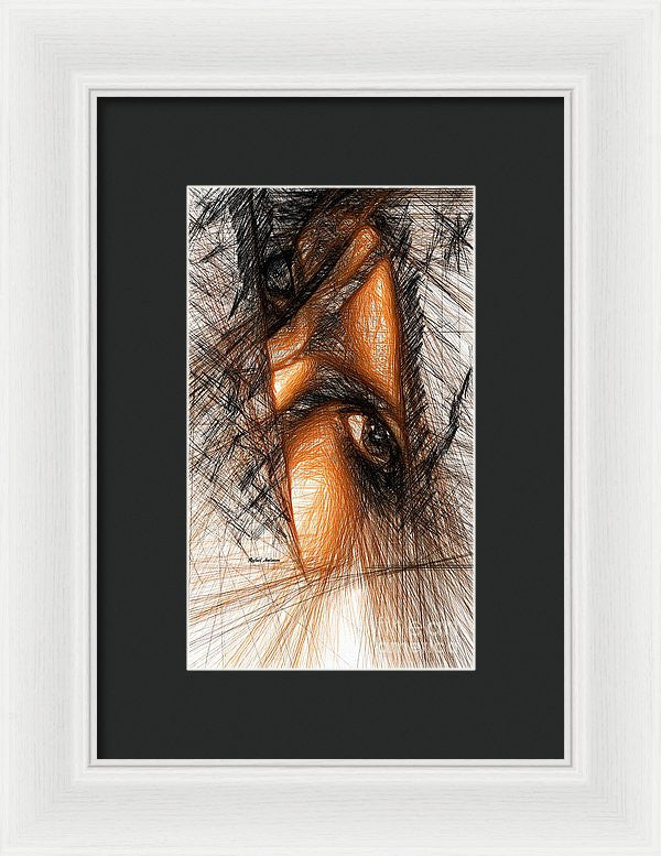 Framed Print - Hide And Peek