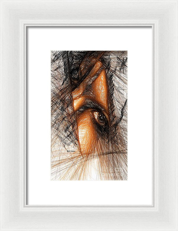 Framed Print - Hide And Peek