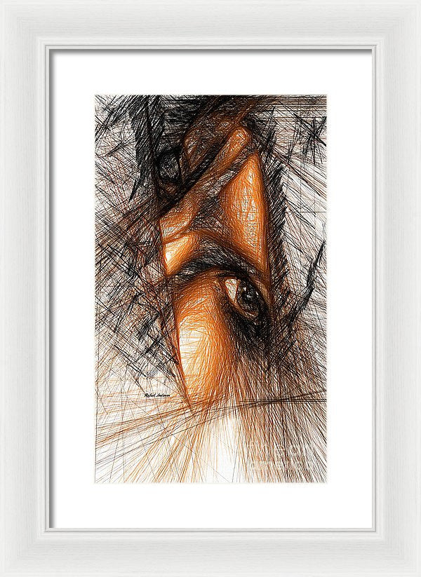 Framed Print - Hide And Peek