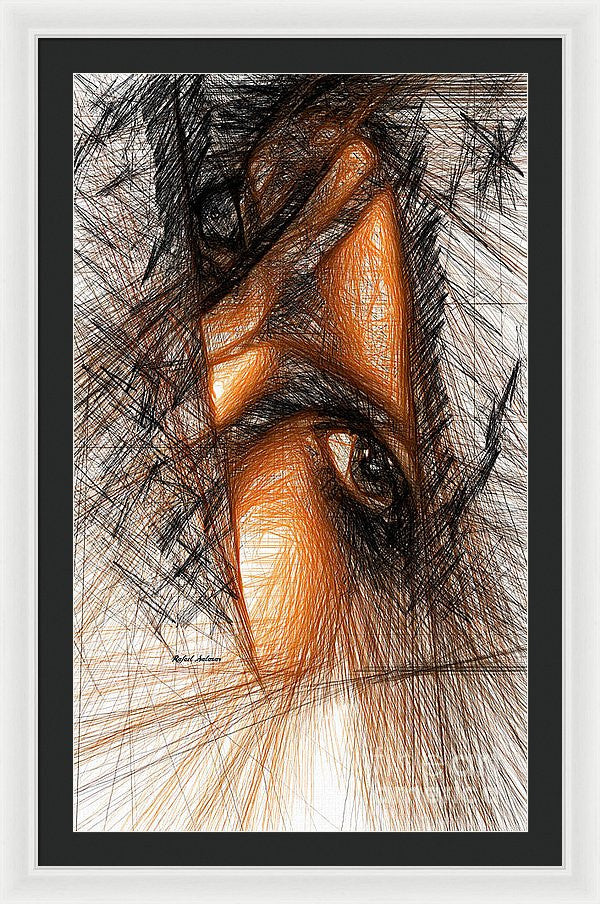 Framed Print - Hide And Peek