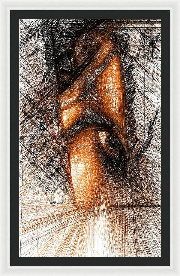 Framed Print - Hide And Peek